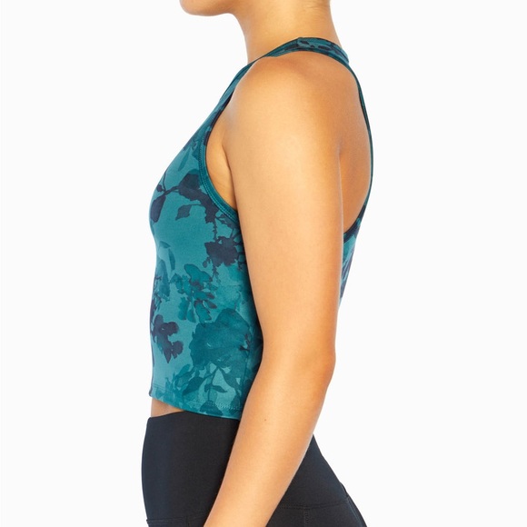 Balance Collection Mia Crop Tank Color Deep Color Watercolor Garden - Picture 4 of 7
